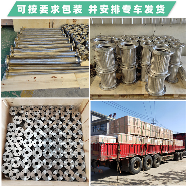 定制加长法兰金属软管